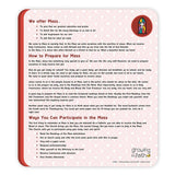 Going to Mass - Window Card