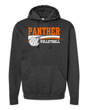 2026 HS Volleyball Tultex Hoodie - Heather Graphite