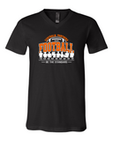 2026 HS FB Bella+Canvas V-Neck Short Sleeve Tee