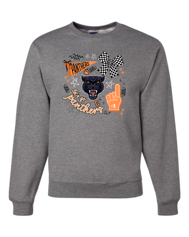 Jerzees Toddler, Youth & Adult Crew Sweatshirt - Oxford