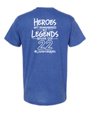 2026 Sandlot Wiffle Ball - Tultex Heather Royal Blue