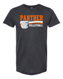 2026 HS Volleyball Tultex Short Sleeve Tee - Heather Graphite