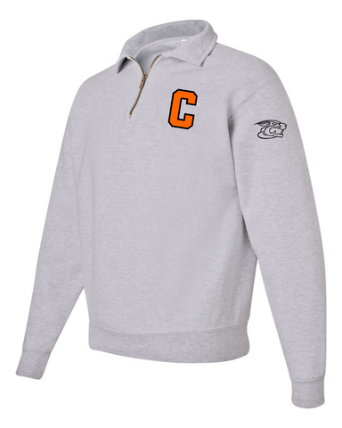 Jerzees 1/4 Zip Fleece Pullover - Oxford (embroidery)